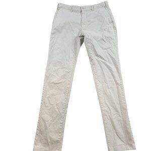 Uniqlo Chino Pants Mens 32x34 Beige Trousers Preppy Mark